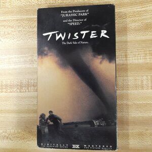 Twister VHS 1996 THX Jan de Bont  Bill Paxton Helen Hunt Cary Elwes Hoffman 90s